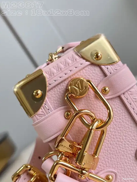 VUITTON Trunk LOUIS PM-18*12.5*8CM Side 0703